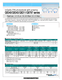 Datasheet G8211-12 manufacturer Hamamatsu