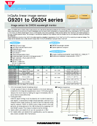 Datasheet G9202-512R manufacturer Hamamatsu