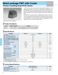 Datasheet H7421-40 manufacturer Hamamatsu