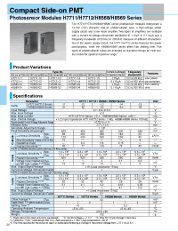 Datasheet H7712-11 manufacturer Hamamatsu