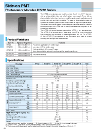 Datasheet H7732P-11 manufacturer Hamamatsu