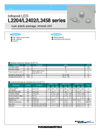 Datasheet L2204-03 manufacturer Hamamatsu