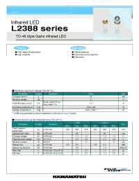 Datasheet L2388-01 manufacturer Hamamatsu