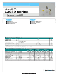 Datasheet L3989-01 manufacturer Hamamatsu