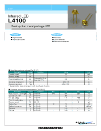Datasheet L4100 manufacturer Hamamatsu