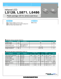 Datasheet L5128 manufacturer Hamamatsu