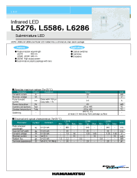 Datasheet L5276 manufacturer Hamamatsu