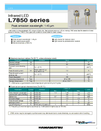 Datasheet L7850 manufacturer Hamamatsu