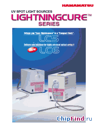 Datasheet LIGHTNINGCURELC5LC6 manufacturer Hamamatsu