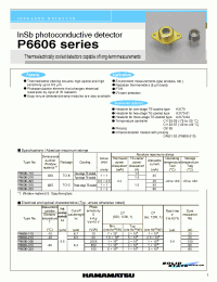 Datasheet P6606-305 manufacturer Hamamatsu