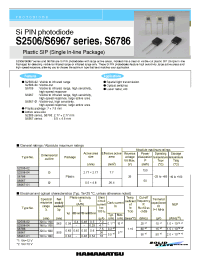Datasheet S2506-02 manufacturer Hamamatsu