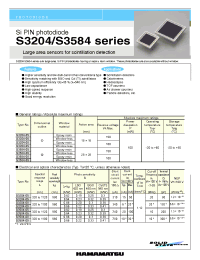 Datasheet S3204-08 manufacturer Hamamatsu