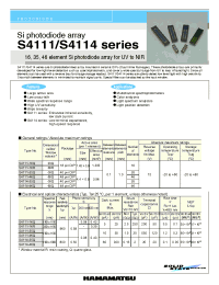 Datasheet S4114-35q manufacturer Hamamatsu