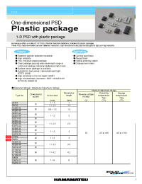 Datasheet S4581-04 manufacturer Hamamatsu