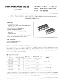 Datasheet S5932-256S manufacturer Hamamatsu