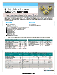 Datasheet S6204-03 manufacturer Hamamatsu