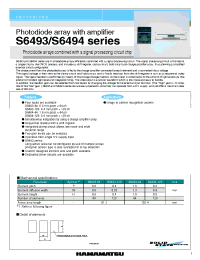 Datasheet S6493-128 manufacturer Hamamatsu