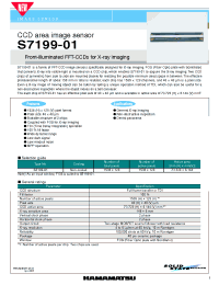 Datasheet S7199-01 manufacturer Hamamatsu