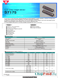 Datasheet S775 manufacturer Hamamatsu