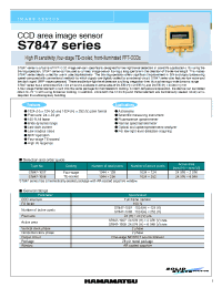 Datasheet S7847 manufacturer Hamamatsu