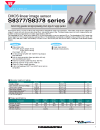 Datasheet S8377-256Q manufacturer Hamamatsu