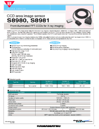 Datasheet S8980 manufacturer Hamamatsu