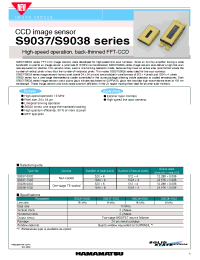 Datasheet S9037 manufacturer Hamamatsu