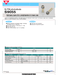 Datasheet S9055 manufacturer Hamamatsu