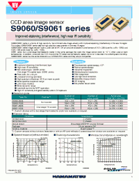 Datasheet S9060-0908 manufacturer Hamamatsu