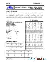 Datasheet HMD2M32M4EAG-5 manufacturer Hanbit