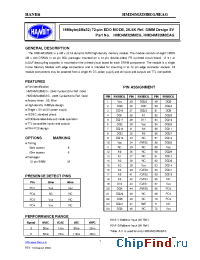 Datasheet HMD4M32M8EAG-5 manufacturer Hanbit