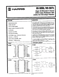 Datasheet HI3-506L manufacturer Harris