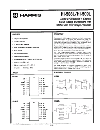Datasheet HI-508L manufacturer Harris