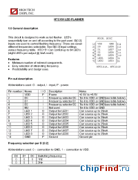 Datasheet HTC151ASC manufacturer High Tech Chips
