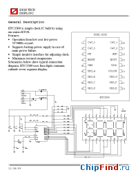 Datasheet HTC2500DC manufacturer High Tech Chips