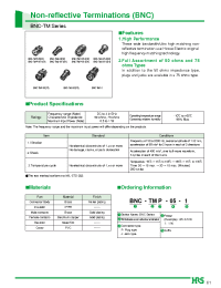 Datasheet BNC-TMP-05 manufacturer Hirose