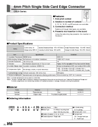 Datasheet CR23A-10SB-4DS manufacturer Hirose