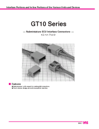 Datasheet GT10-2022PCF manufacturer Hirose