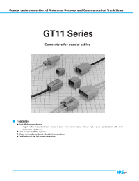 Datasheet GT11-1822SCF manufacturer Hirose