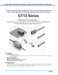 Datasheet GT13SC-2S-HU manufacturer Hirose