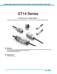Datasheet GT14-2S-HU manufacturer Hirose