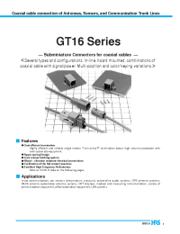 Datasheet GT16-2428SCF manufacturer Hirose
