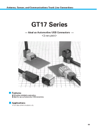 Datasheet GT17V-6DS-2C manufacturer Hirose