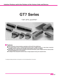 Datasheet GT7-22R manufacturer Hirose