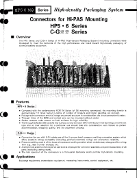 Datasheet HP6-189S-1.27DS manufacturer Hirose