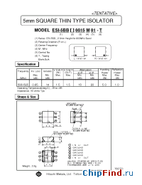 Datasheet ESI-5BBL0.815M01-T manufacturer Hitachi Metals