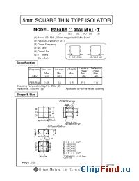 Datasheet ESI-5BBL0.881M01-T manufacturer Hitachi Metals