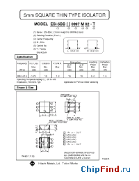 Datasheet ESI-5BBR0.897M02 manufacturer Hitachi Metals