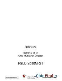 Datasheet LC-FSLC-S090M-G1-0406A manufacturer Hitachi Metals