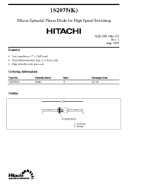 Datasheet 1S2075 manufacturer Hitachi